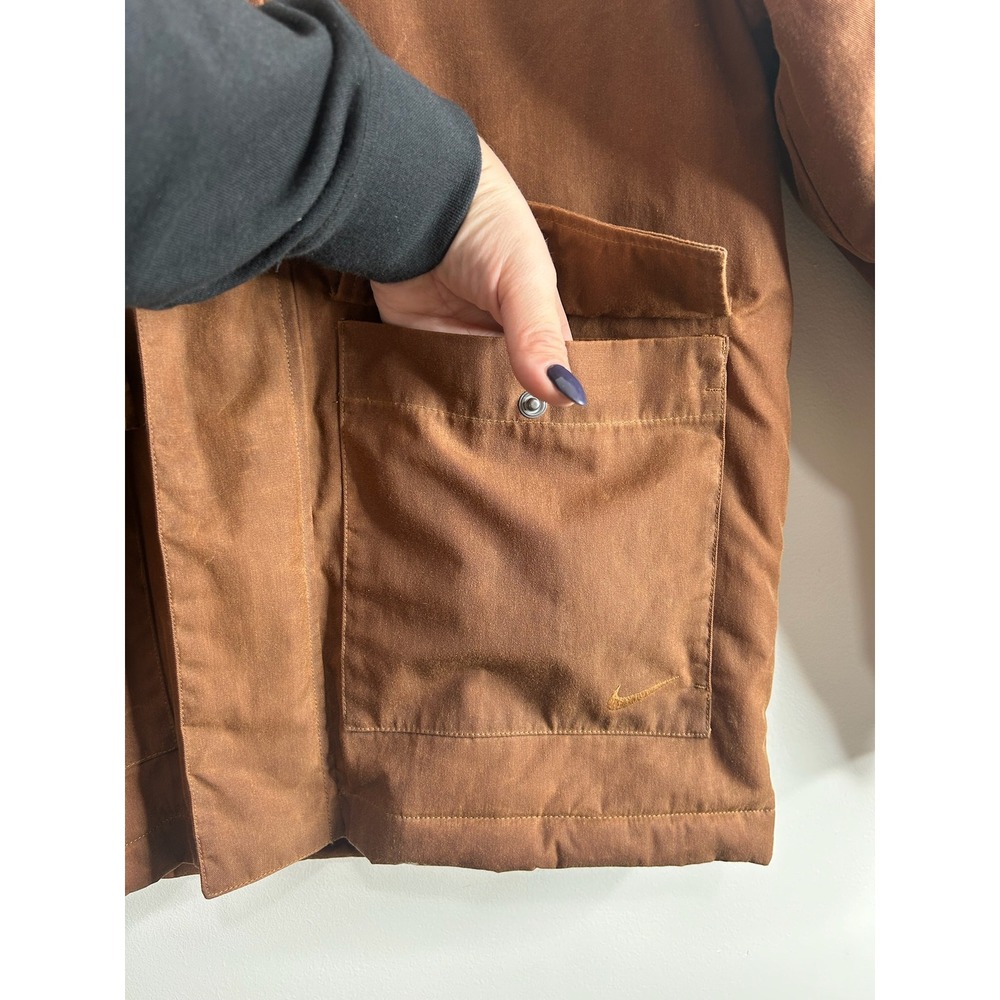 Nike Mens Waxed Canvas Work Jacket Fn3130-281 Mens XS Utility Quilted Lining - Picture 6 of 10